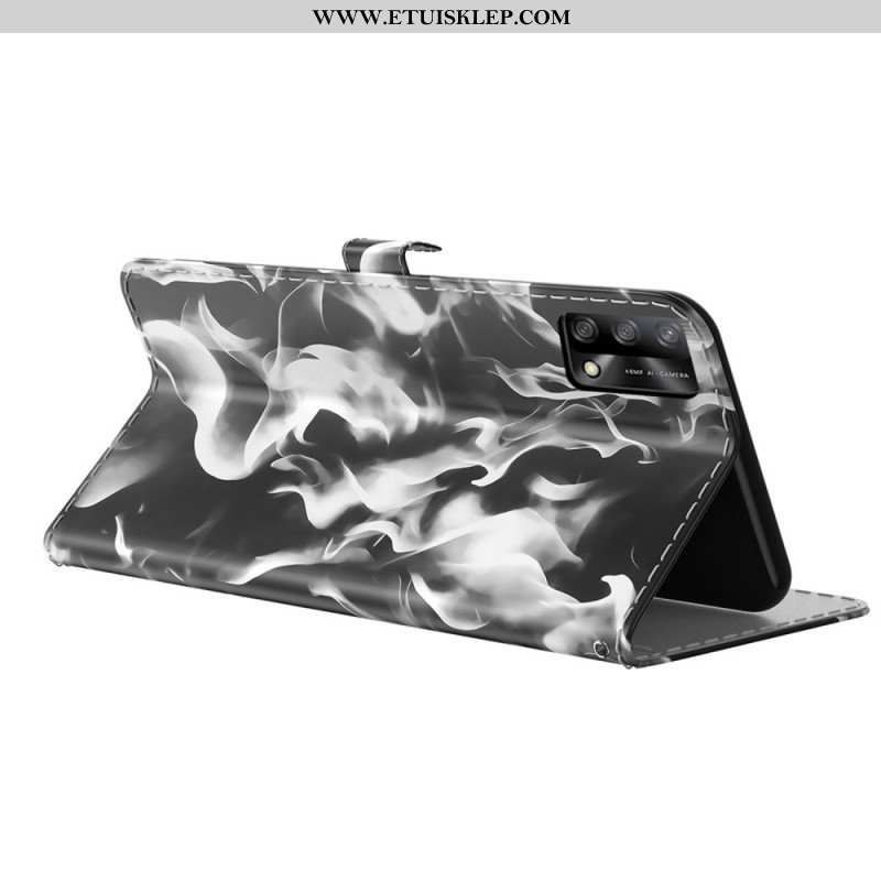 Etui Folio do Oppo A74 4G Abstrakcyjny Wzór